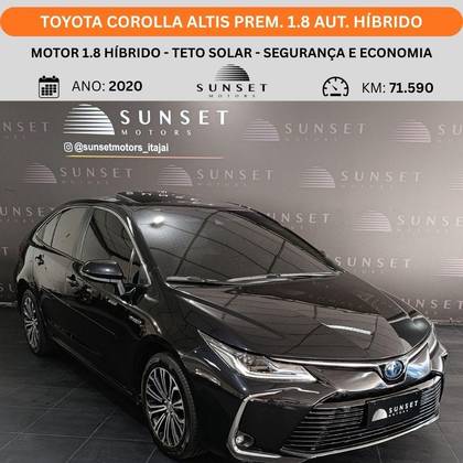 TOYOTA COROLLA 1.8 VVT-I HYBRID FLEX ALTIS PREMIUM CVT